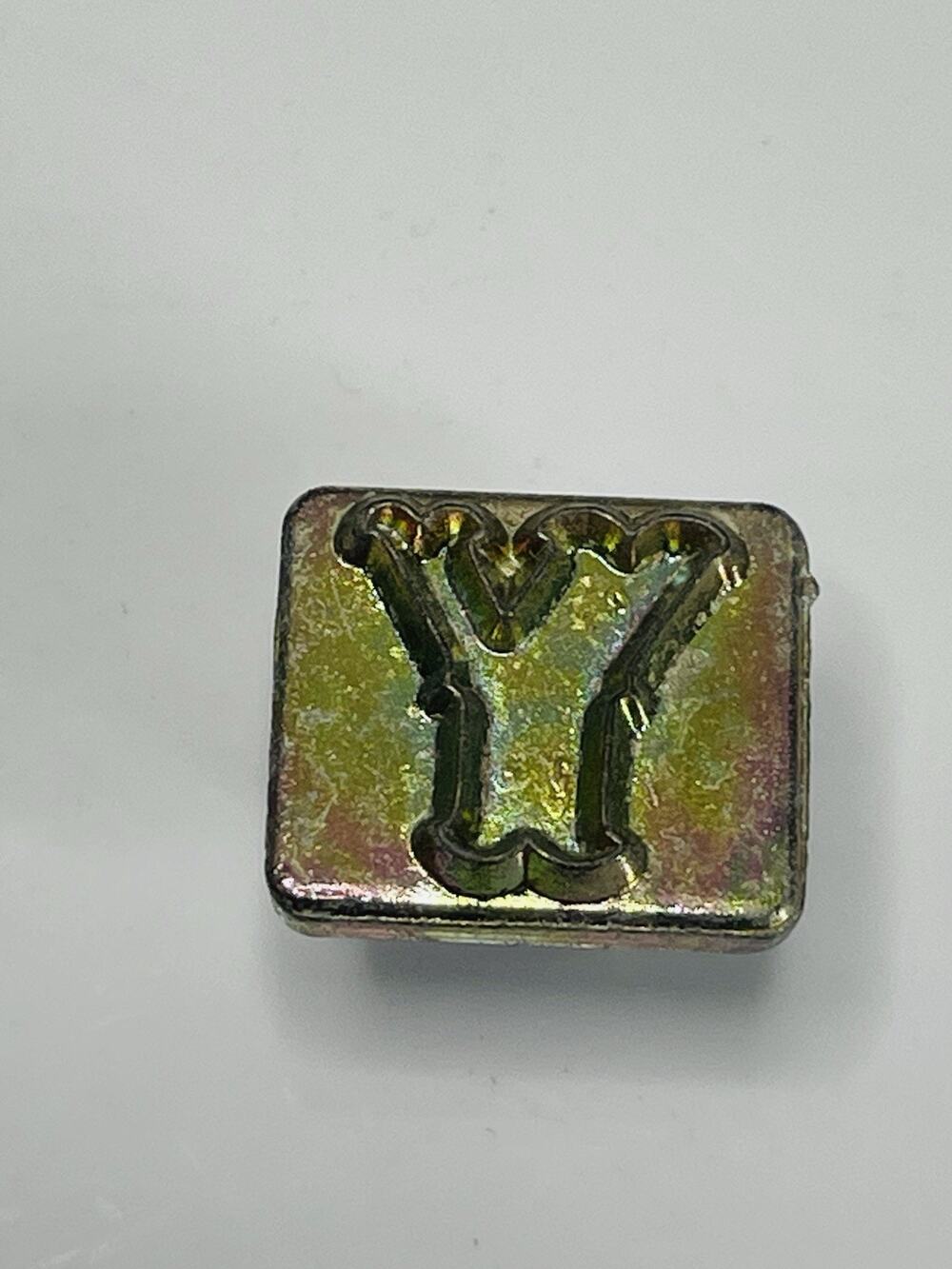 Leather Stamp Y Tandy Craftool Alphabet Single Replacement Letter Size 1 Inch